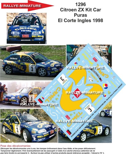 Decals ref 1296 - 1296, citroen