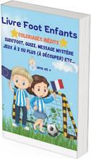 Livre de jeux sur le foot pour