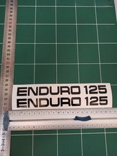 Yamaha dtmx stickers autocollants "noir" vintage Enduro 125 (La paire)