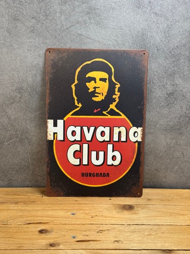 Plaque métal havana club 467 - club,