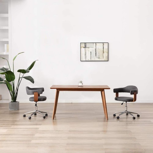 Bois courbé chaise pivotante - chaise,