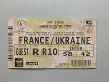 TICKET MATCH CENTENAIRE EQUIPE