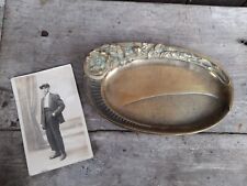 ensemble vide poche bronze signé Rischmann et carte photo de G. Rischmann !!