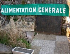 ALIMENTATION GENERALE  banderole  bache  EPICERIE  marché