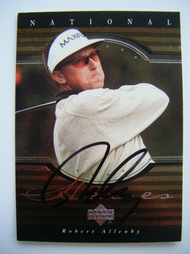 Robert allenby signed - signed, rare
