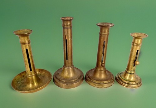 Lot bougeoirs a poussoir - de, 4