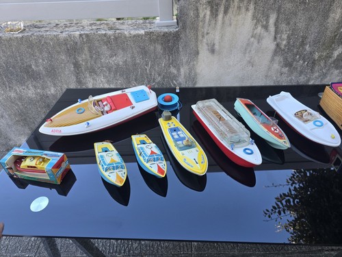 Lot bateaux jouets anciens - jouets,