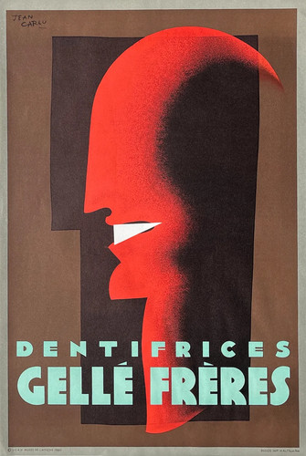 Jean carlu affiche - carlu, dentifrices