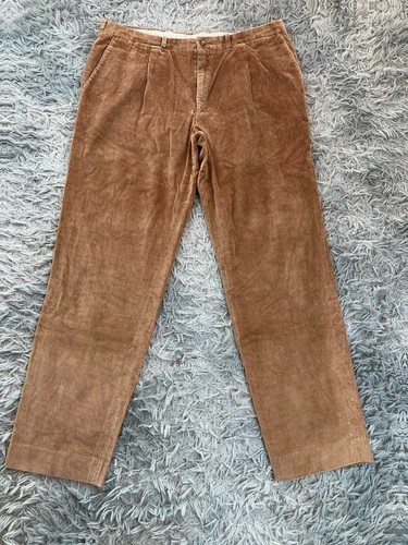 Pantalon velours vintage camel - velours,