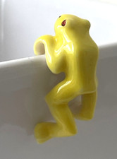 Fève Grenouille Accroche Verre Jaune ?⭐ Galette des Rois French charm !