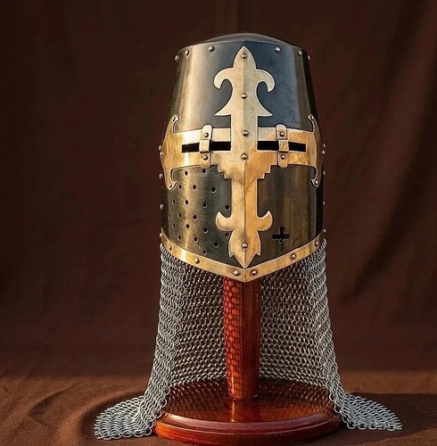 Casque croisé médiéval - croisé,