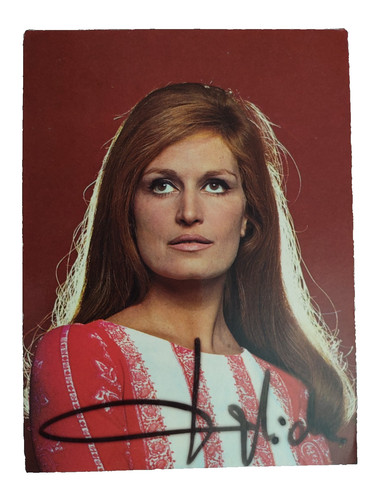 Carte autographe dalida - .,