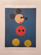 Lithographie de collection signée Damien Hirst - Mickey