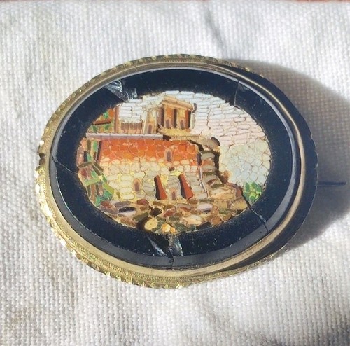 Broche micro mosaique - micro,