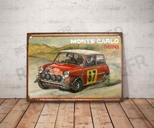 Plaque métal vintage austin