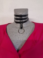 Collier PUNK avec anneau