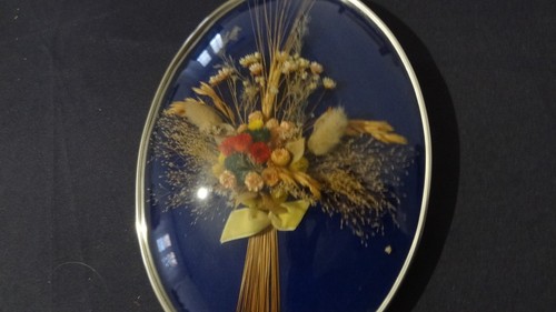 Grand tableau vitre - , bombé