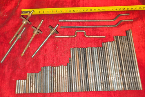 Meccano 1960 lot - meccano, tiges