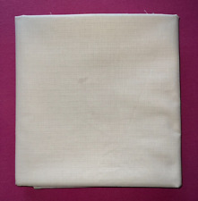 Tissu vintage coton et lin mélangé tissé beige  larg 178 cm x H 240 cm réf C329