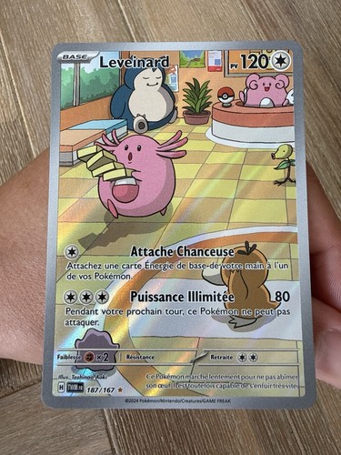 Carte pokémon leveinard - carte,