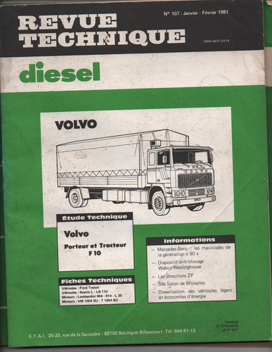 Volvo f10 porteur tracteur - volvo,