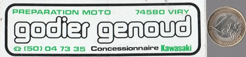 Moto godier genoud - genoud, kawasaki