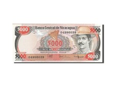 [#258736] Billet, Nicaragua, 5000 Cordobas, 1987, très bon état+