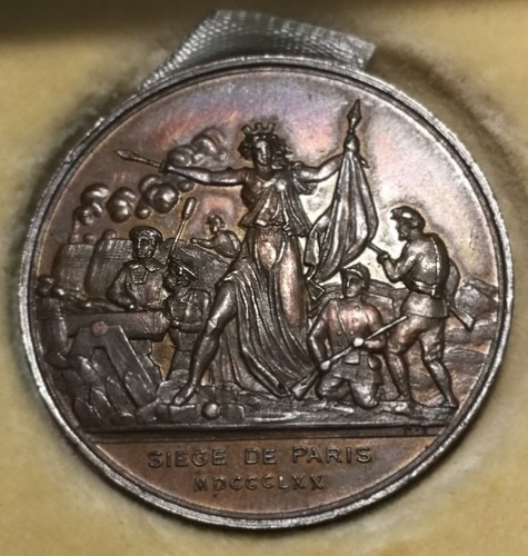Médaille bronze siege - bronze, ♦