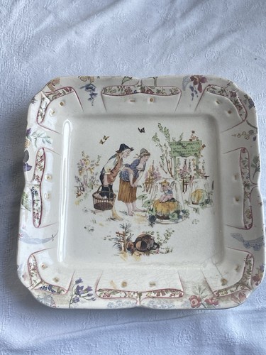 Belle assiette carrée - belle,