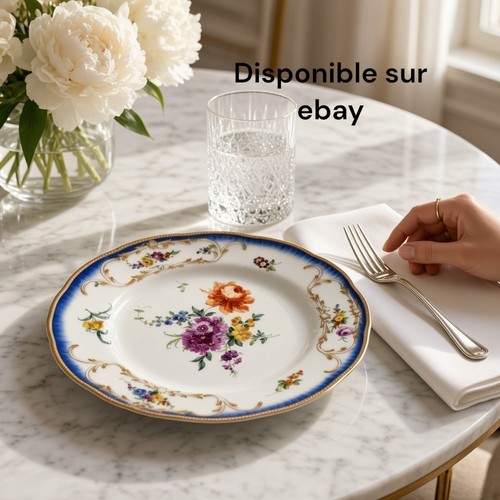 Meissen assiette porcelaine - assiette,
