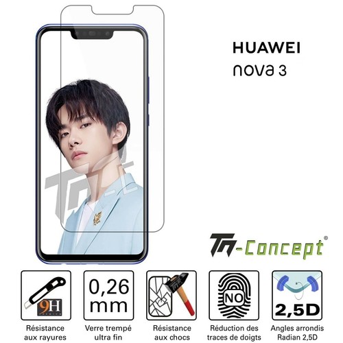 Huawei nova verre trempé - 3,