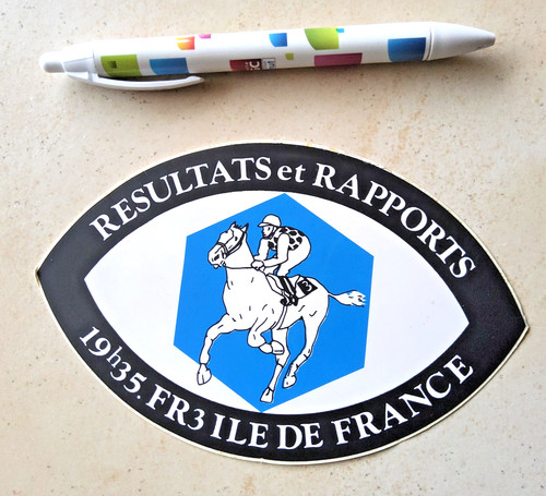 Autocollant fr3 pmu tiercé - fr3,