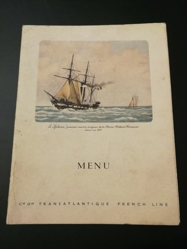 Menu paquebot colombie - paquebot,
