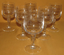 6 verres à vin blanc Porto cristal d'Arques modèle Matignon