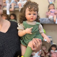 60cm Grand Reborn Poupée Brun