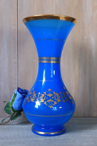 Grand vase balustre ancien - balustre,