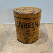 Ancien Pot Graisse L Universelle,Ancien Garage,Pas Bidon Triangulaire,Station