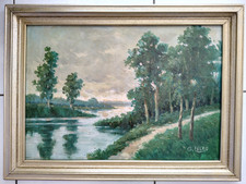 Tableau huile sur panneau
