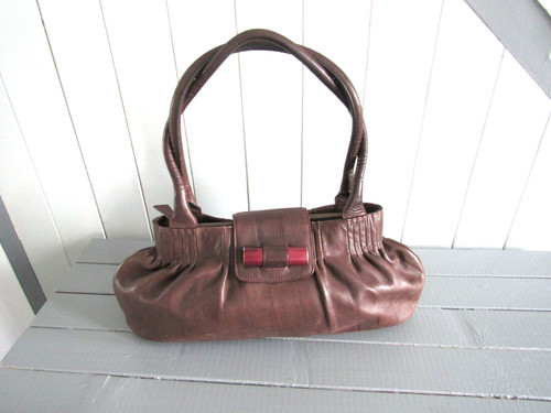 Sac cuir souple - , marron