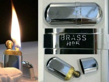 Briquet ancien { Poilu Brass N- 5 } Vintage Fuel Lighter Feuerzeug Accendino