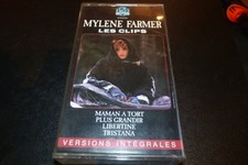 RARE! VHS "MYLENE FARMER : LES CLIPS, VOLUME 1 I" boitier cristal
