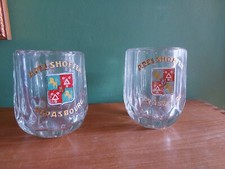 2 CHOPES EMAILLEES BIERE ADELSHOFFEN