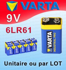 Piles 9V Alcalines 6LR61 VARTA Industrial PRO MN1604 Unitaire ou Par Lot