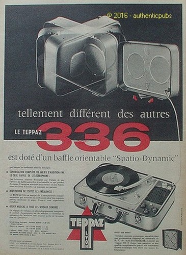 Publicite teppaz electrophone - publicite,