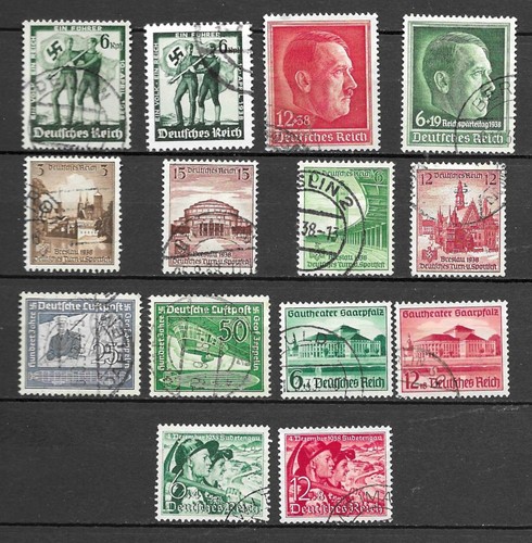Timbres 1938 allemagne - timbres,