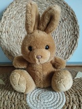 Doudou peluche Lapin beige