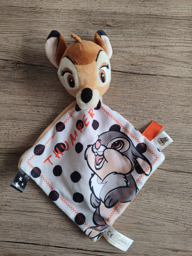 Doudou plat bambi biche - plat,