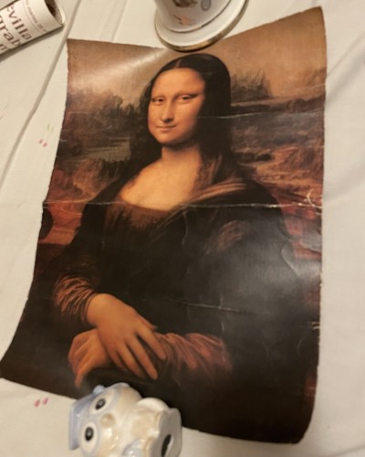 Feuille mona lisa joconde - feuille,