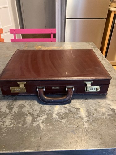 Attaché case lancel cuir - case,