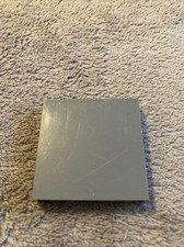 LEGO château fort vintage castle 1 Pièce De Rechange mur Plaque Gris Foncé